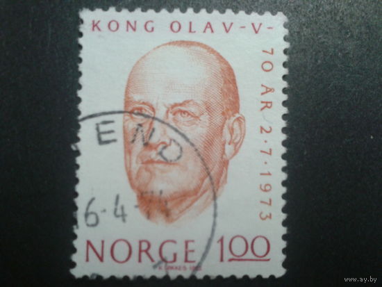 Норвегия 1973 король Олаф 5
