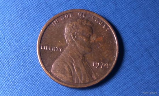 1 цент 1974. США.