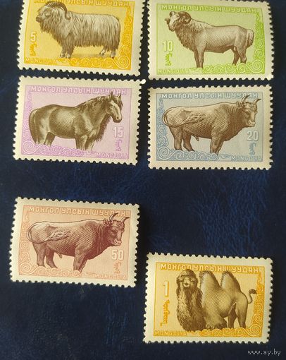 Монголия 1958 Животные 6 из 10.