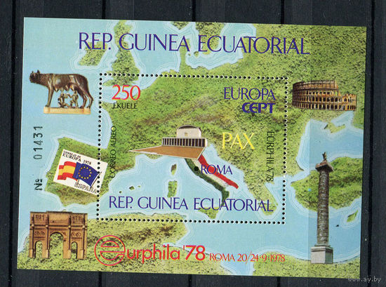 Экваториальная Гвинея - 1978 - Филателистическая выставка - [Mi. bl. 303] - 1 блок. MNH.