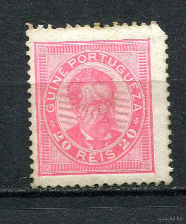 Португальские колонии - Гвинея - 1886 - Король Луиш I 20R  - [Mi.17A] - 1 марка. MH.  (Лот 59Du)