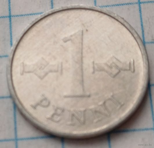 Финляндия 1 пенни, 1975    ( 2-3-7 )