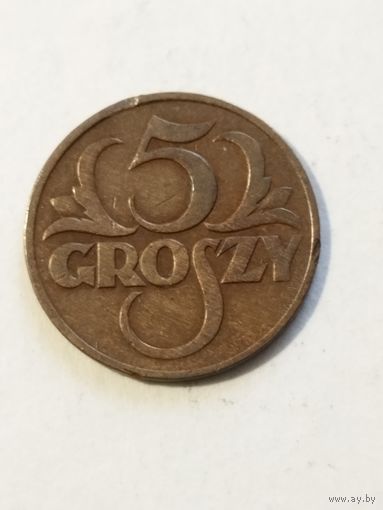 Польша 5 грош 1930