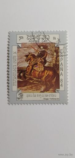 Лаос 1984.   Международная выставка марок "Espana '84" - Мадрид, Испания
