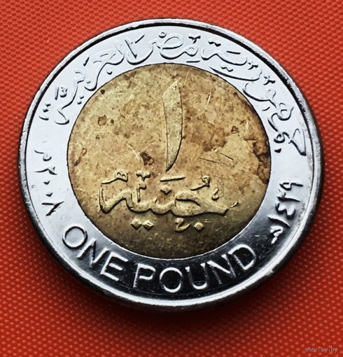 121-06 Египет, 1 фунт 2008 г.