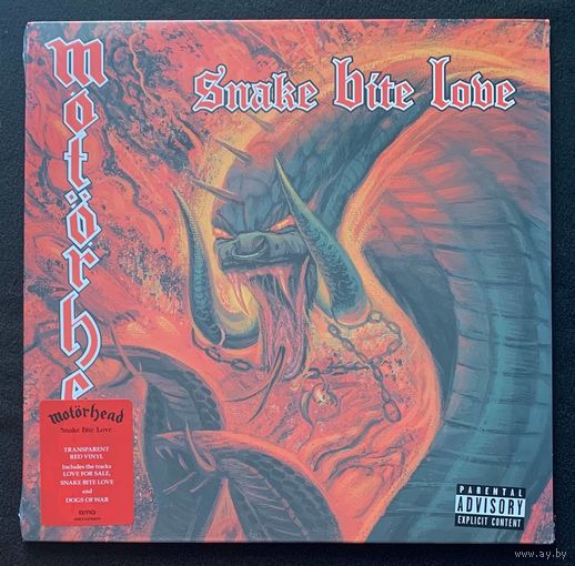 Motorhead - Snake Bite Love (Transparent Red Colored Vinyl)