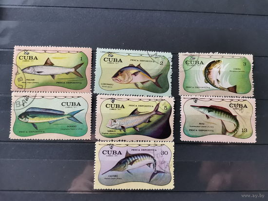Куба 1971г. Спортивная рыбалка *