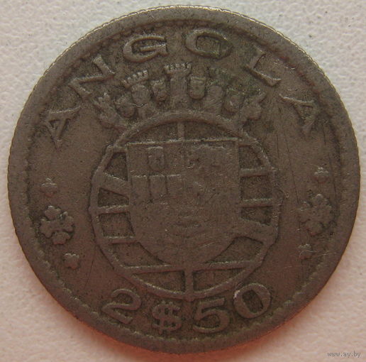 Ангола Португальская 2,5 эскудо 1953 г. Цена за 1 шт. (gl)