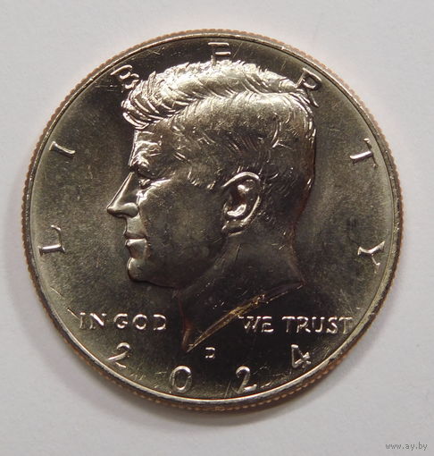 США 50 центов 2024 Президент Кеннеди Пол доллара Half Dollar двор Р и D UNC