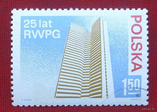 Польша. Архитектура. ( 1 марка ) 974 года. 1-1.