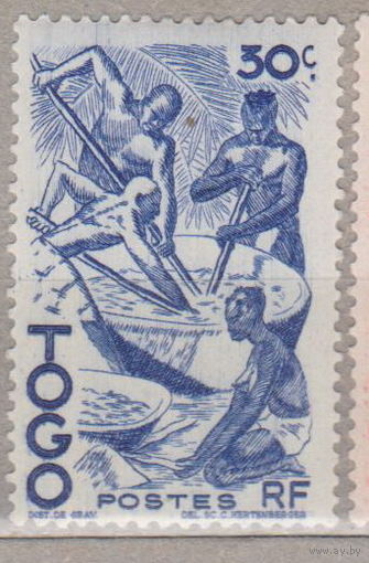 Французская колония Того культура ТОГО 1947 год лот 15 ЧИСТАЯ