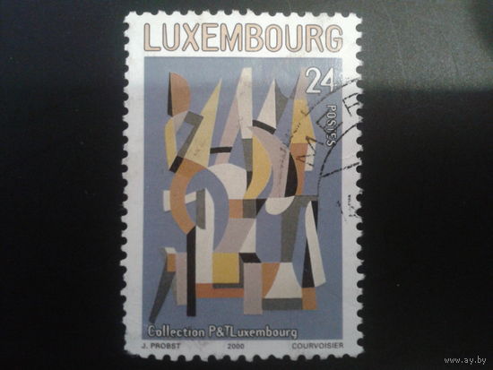 Люксембург 2000 живопись 1.3 - евро гаш.