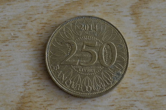 Ливан 250 ливров 2014