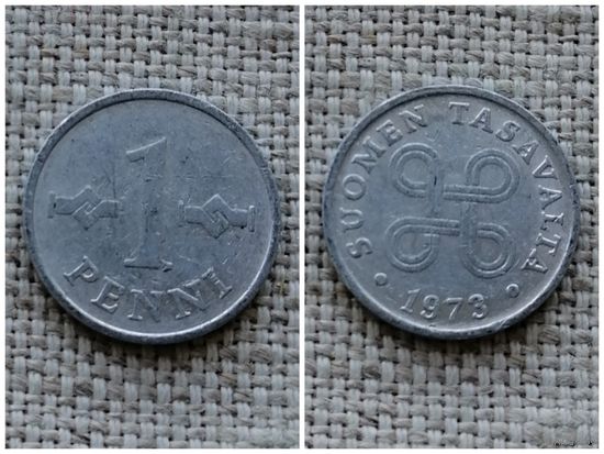 Финляндия 1 пенни 1973