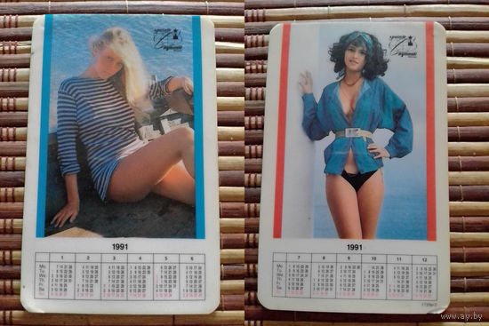 Карманный календарик.1991 год