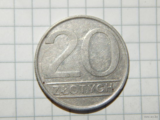 Польша 20 злотых 1984