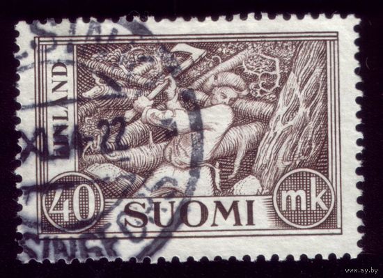 1 марка 1952 год Финляндия 406
