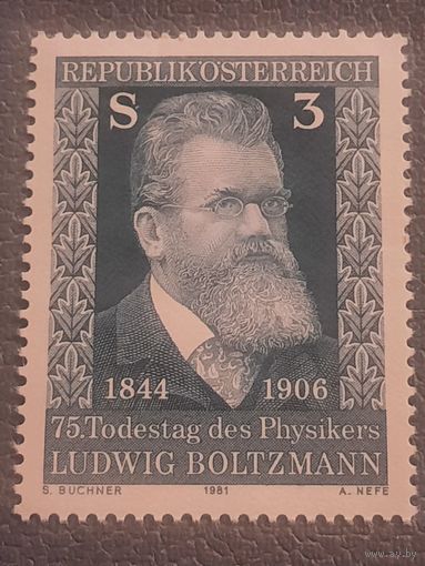 Австрия 1981. Ludwig Boltzmann 1844-1906