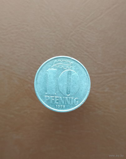Германия / 10 pfennig (A) / 1978 год