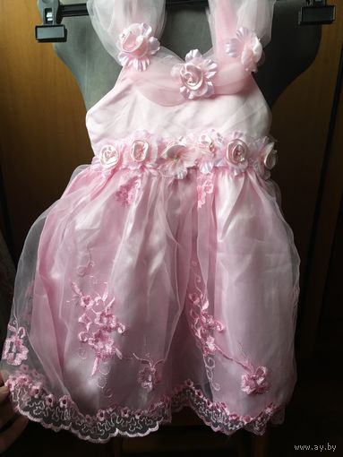 Платье праздничное для маленькой принцессы на 2-3 года