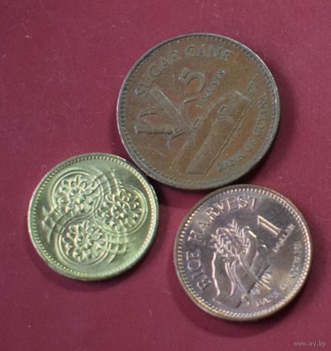 Гайана 3 монеты