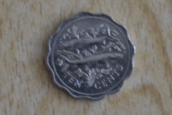 Багамы 10 центов 2005
