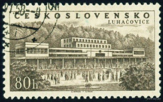 Чешские курорты Чехословакия 1958 год 1 марка