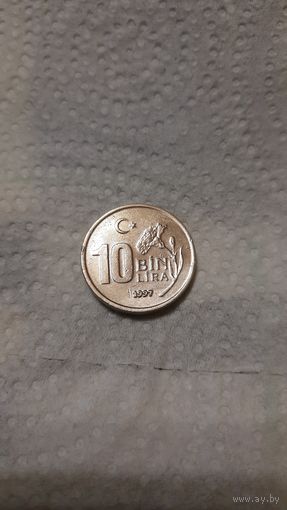 Турция 10.000 лир, 1997г.