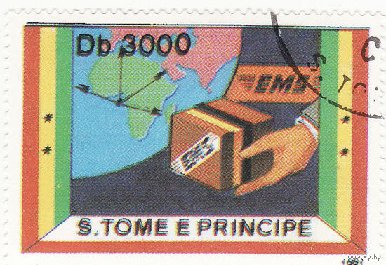 Служба Экспресс-почты 1991 год Сан-Томе и Принсипи