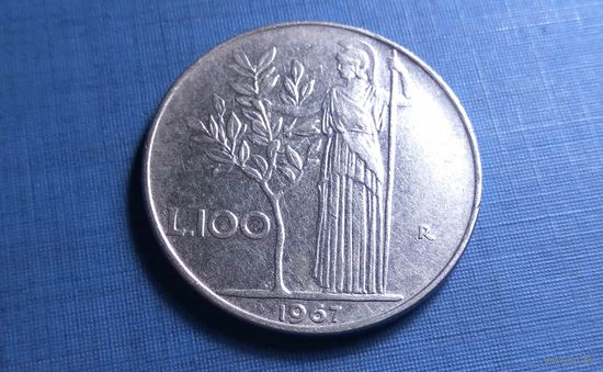 100 лир 1967. Италия.