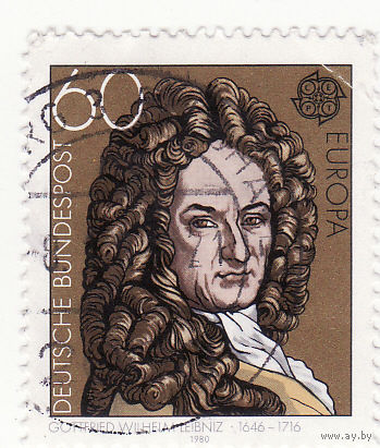 Готфрид Вильгельм Лейбниц (1646-1716) (философ) 1980 год