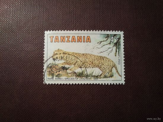 Танзания 1985 г.Леопард . /32а/