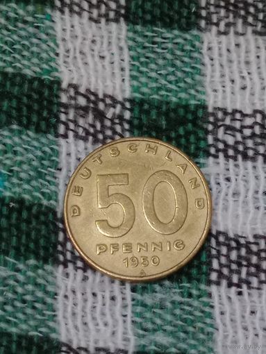 ГДР 50 пфеннигов 1950