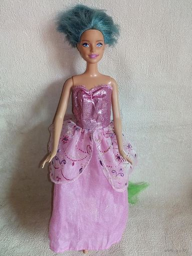 Mattel 29 см 2013 г Голубые волосы короткая стрижка Барби кукла