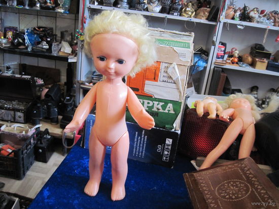 Кукла советская пластмассовая 37 см.