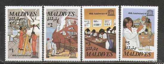 КГ Мальдивы 1986 ЮНЕСКО