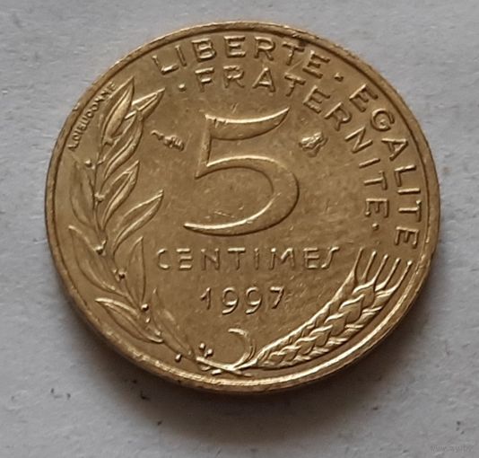 5 сантимов 1997 г. Франция