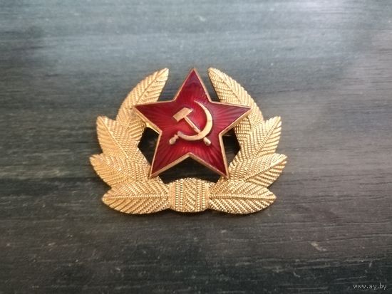 Кокарда солдатская составная, на берет ВДВ ВС СССР ,1967-69 г.