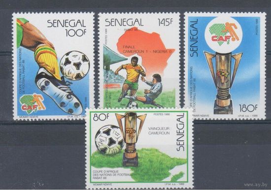 [1182] Сенегал 1988. Спорт.Футбол. СЕРИЯ MNH
