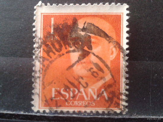 Испания 1955 Генераллисимус Франко 1 песета