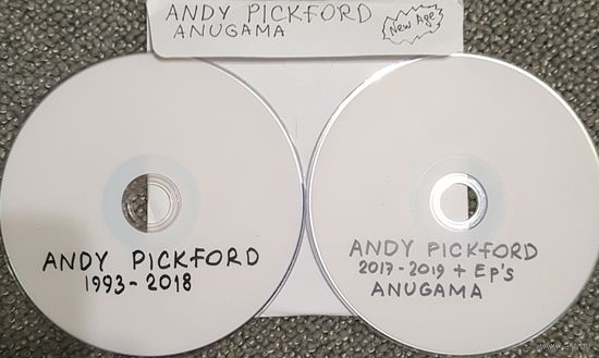 DVD MP3 дискография Andy PICKFORD, ANUGAMA - 2 DVD