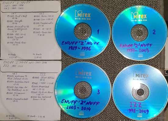 CD MP3 ENUFF Z'NUFF, IZZ - 4 CD