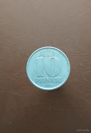 Германия / 10 pfennig (A) / 1965 год