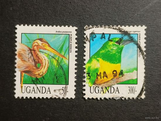 Уганда 1992. Птицы