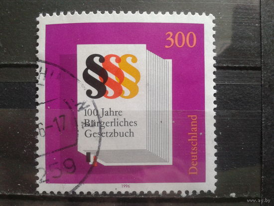 Германия 1996 городской кодекс Михель-3,0 евро гаш.