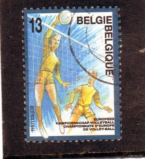 Бельгия. Ми-2312.Волейбол. Чемпионат Европы.1987.