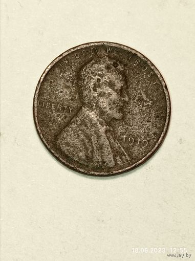 США 1 цент 1919 года .
