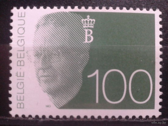 Бельгия 1992 Король Балдуин** 100 франков Михель-6,5 евро