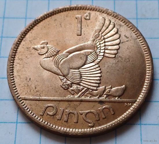 Ирландия 1 пенни, 1966    ( 1-5-2 )