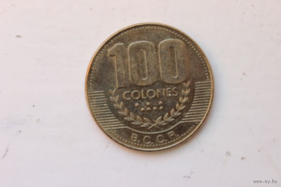 100  colones 1999г Коста Рика